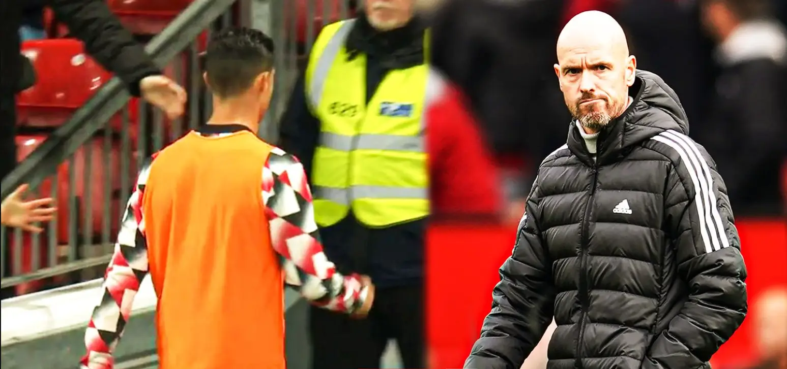 After Cristiano Ronaldo left Old Trafford before the conclusion of United’s victory over Tottenham, Erik ten Hag will “deal with” him.