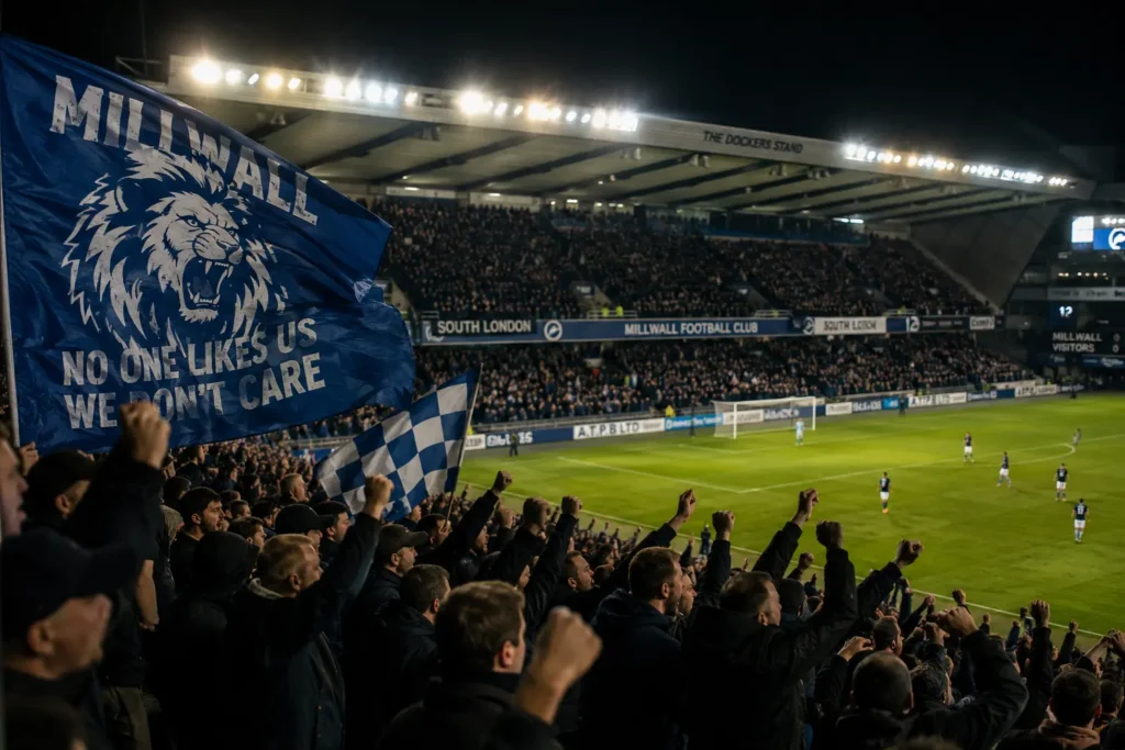 EFL derbies 2026-27 – Millwall fans at The Den ahead of the West Ham reunion